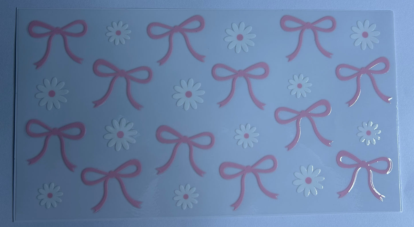 Pink ribbon uv wrap