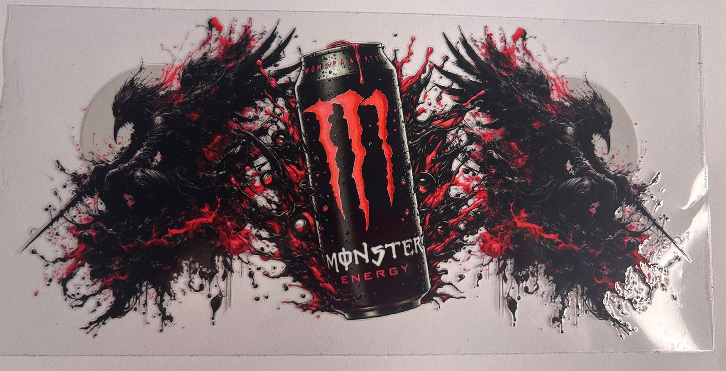 Red/black monster uv wrap