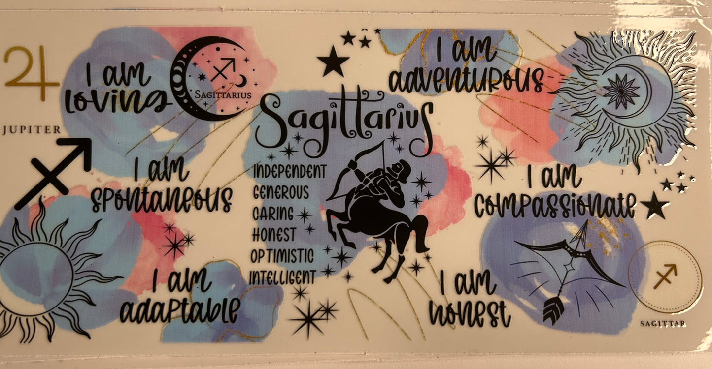 SAGITTARIUS star sign uv wrap