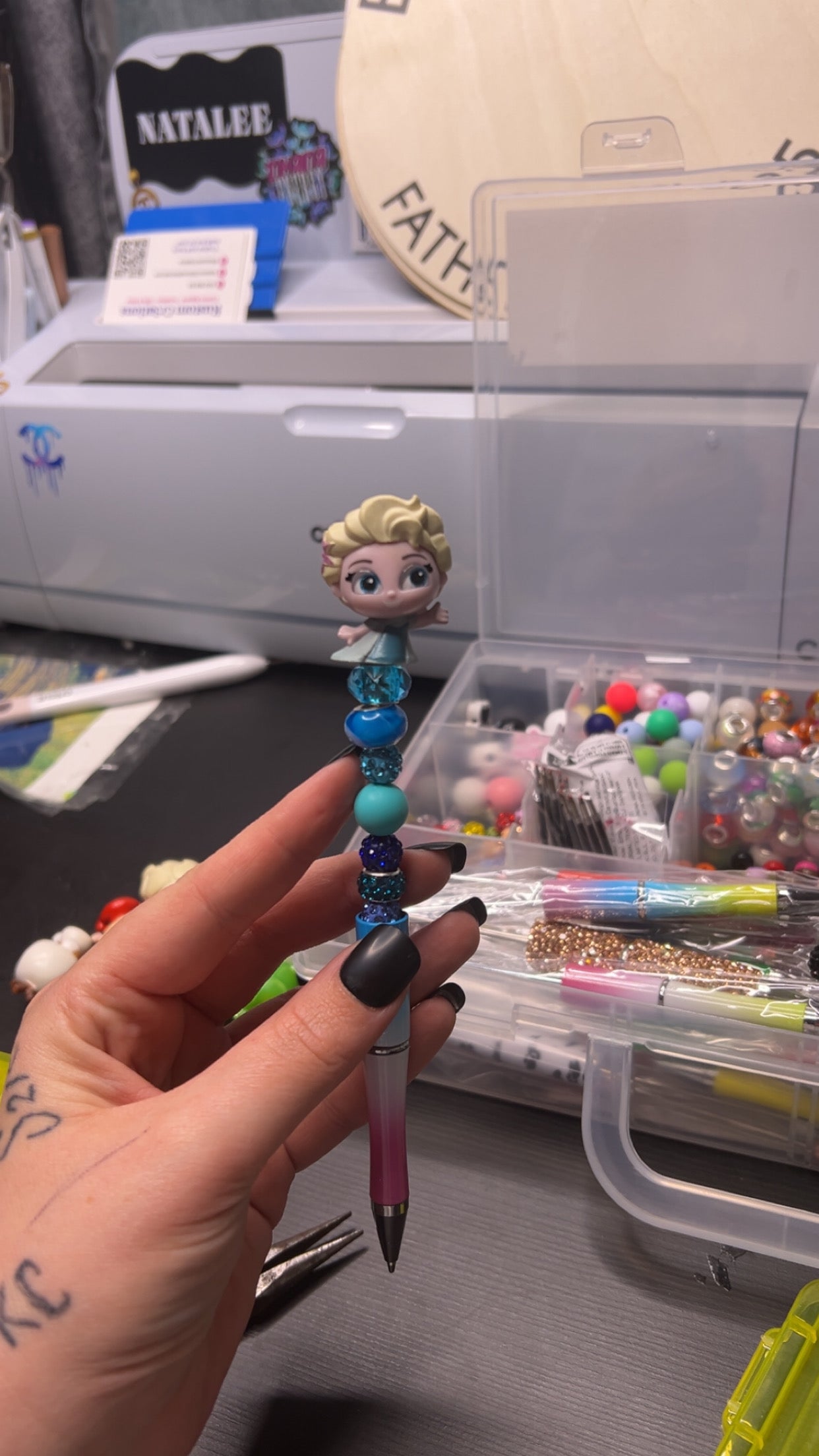 Beaded pens