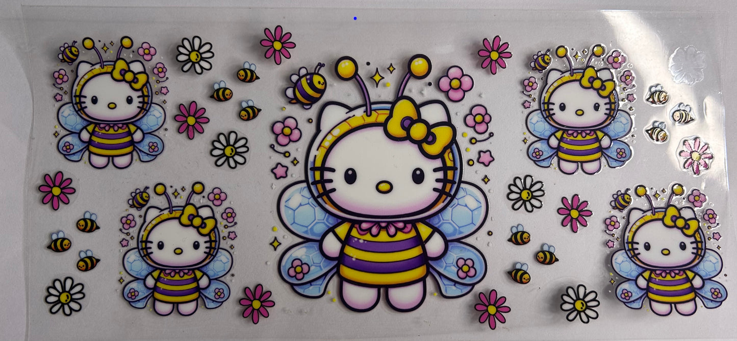 Honey bee hello kitty uv wrap
