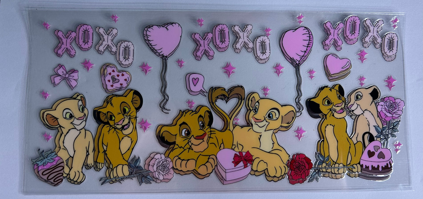Lion king valentine uv wrap