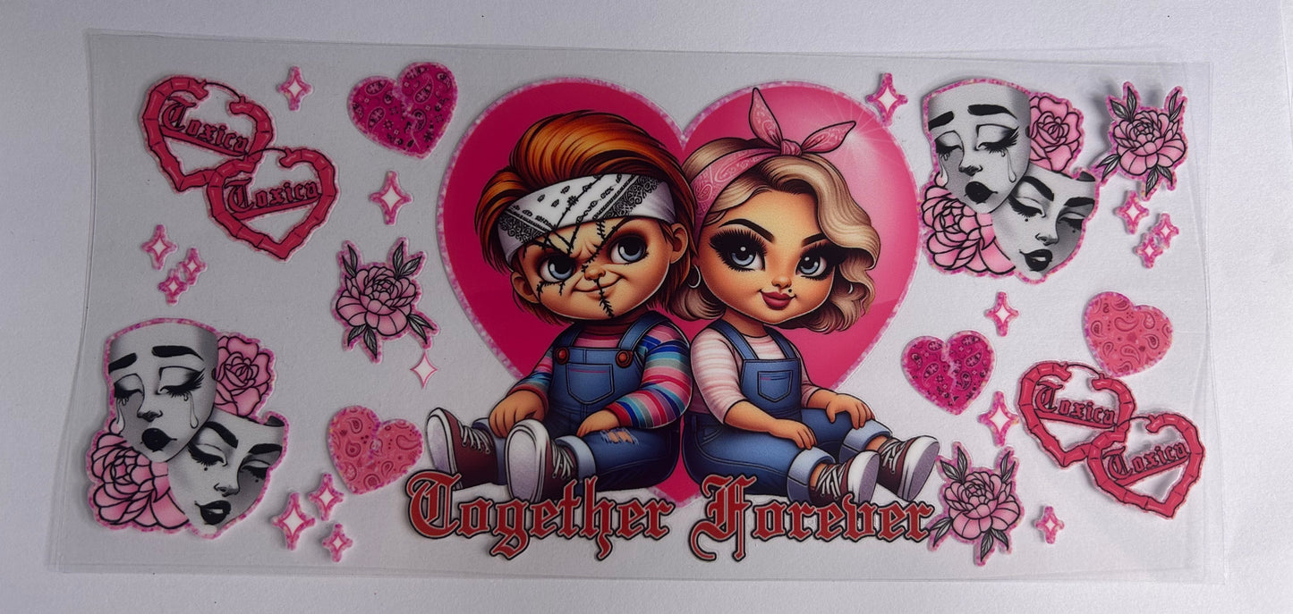 Chucky together forever uv wrap