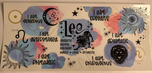 LEO star sign uv wrap