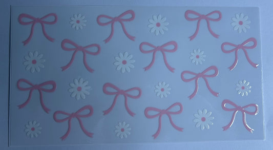 Pink ribbon uv wrap