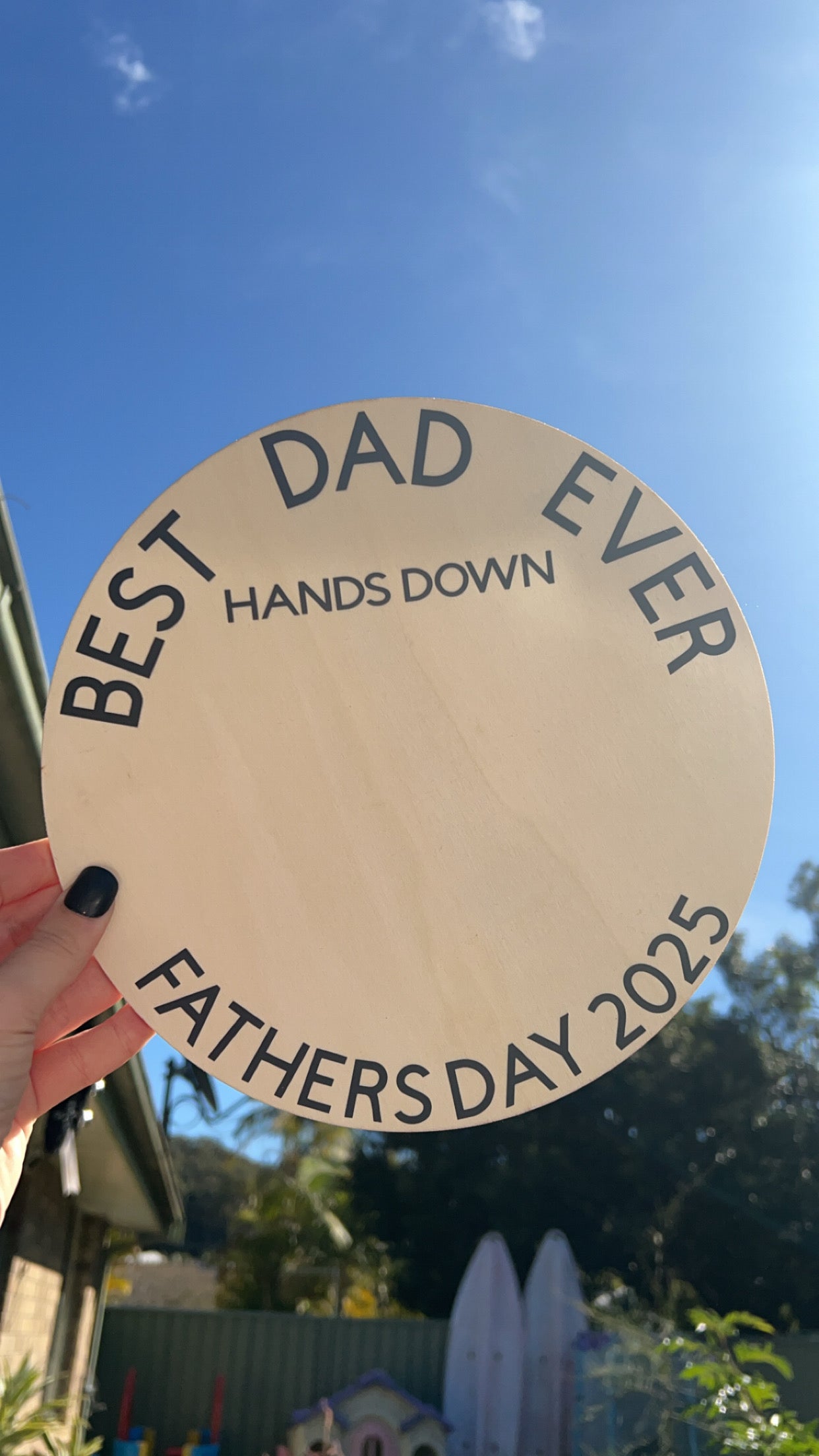 Custom wooden plaques