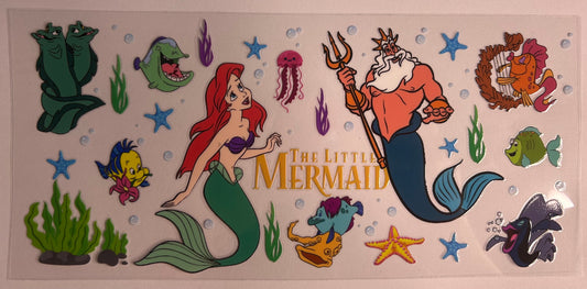 The little mermaid uv wrap