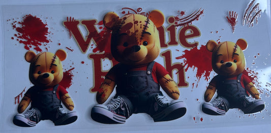 Halloween pooh bear uv wrap