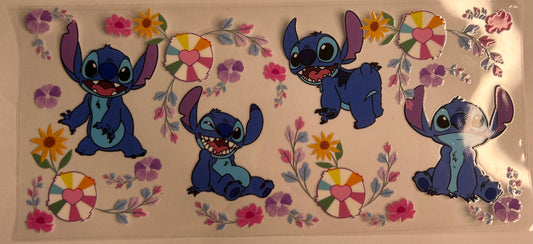 Floral stitch uv wrap