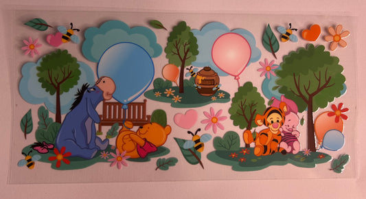 Pooh bear - park uv wrap