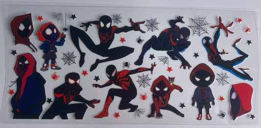 Black suit spider man uv wrap