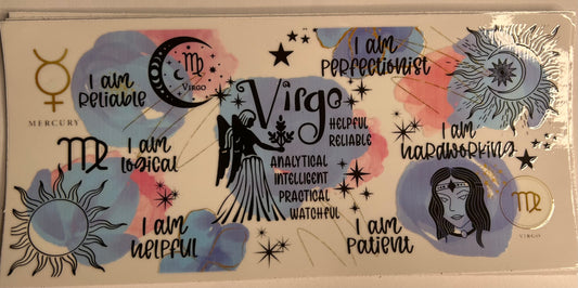 VIRGO star sign uv wrap