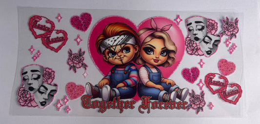 Chucky together forever uv wrap