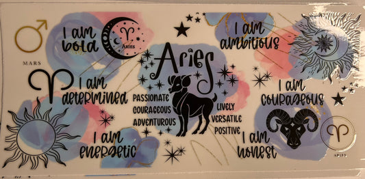 ARIES star sign uv wrap